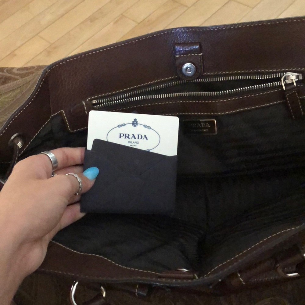 Brown Prada purse - Picture 4 of 6